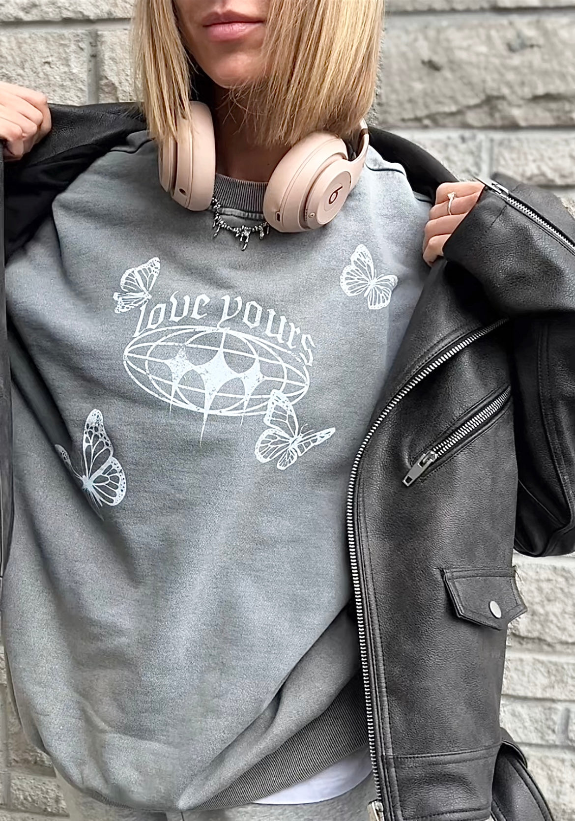 LOVE YOURS CREWNECK